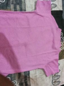 Chic Pink Turtleneck Top