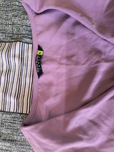 Chic Lavender Button-Front Dress