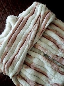 Cozy Striped Faux Fur Jacket