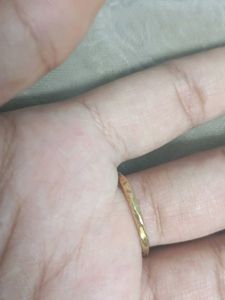 22k gold ring and 925 pure silver chain