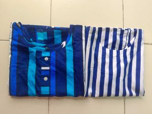 (COMBO SET) Women Striped Kurta