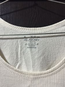 White Ribbed Short Sleeve Top