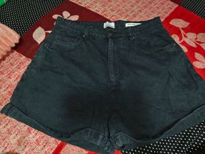 Dark Wash Denim Shorts