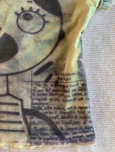 Unique Graphic Print Mesh T-Shirt