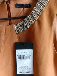 Deal Jeans Brown Skater Dress