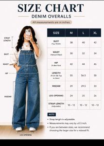 Vintage Wide Leg Denim Overalls