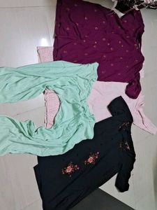 Ethnic Kurta Set with Pants of 4
