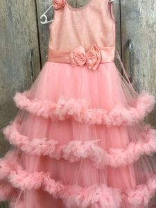 Girls' Pink Party Dress