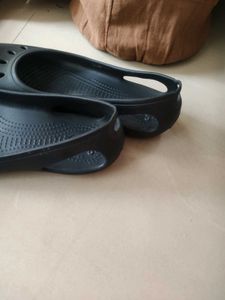 Crocs Kadee Flat Black Ballet Flats w8.