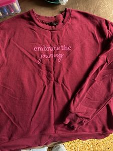 Zudio Burgundy Sweatshirt