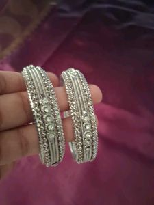 ✨️Combo deal ✨️ SILVER  Bangle &amp; Earring Set