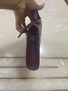 Elegant Maroon Clutch Bag