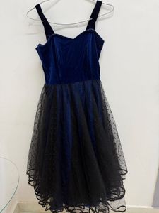 Elegant Velvet &amp; Tulle Dress