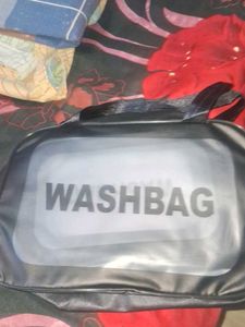 Black Washbag Travel Organizer