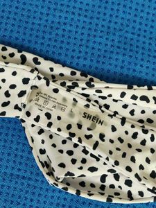 Dalmatian Print Bikini Bottom(SHEIN)