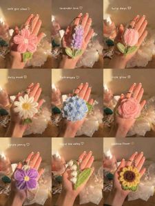 Cute Plush Keychains Set