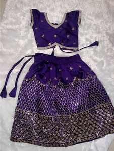 Beautiful Purple Embroidered Blouse
