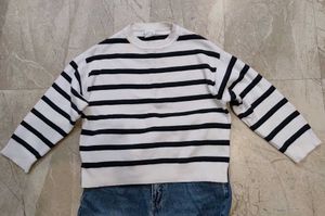 Striped Crew Neck Sweater