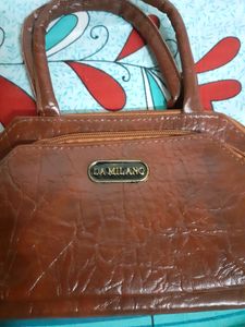 Brown Leather Clutches Women's Purse Girl's Wallet