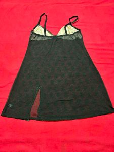 Black Lace Nightdress