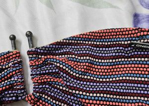 O'Neill Micro-Stripe Bandeau Bikini Top