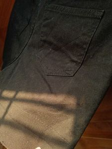 Balck denim shorts