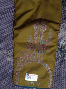 pure cotton Prints Embroidered Kurta Set