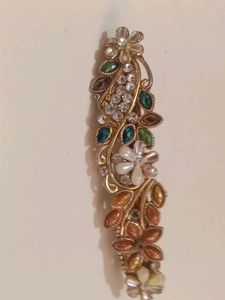 Floral Hair centre Clip large size