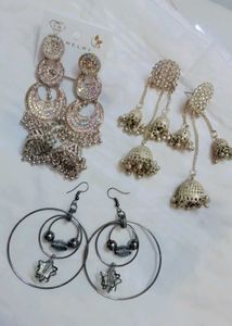 Trendy Statement Earrings Set