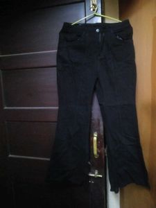 Black Flare Jeans