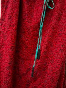 Burgundy Boho Mini Dress