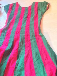 Beautiful Striped anarkali top