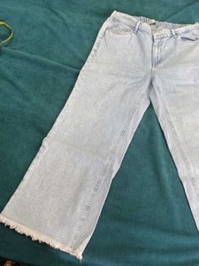 Light Wash Wide Leg Jeans