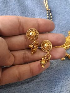 Traditional Mangalsutra with Earrings