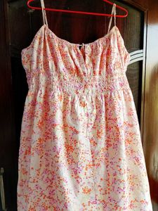 Floral Cotton Midi Dress by H&amp;M