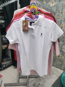 U.S. Polo Assn. White Pol