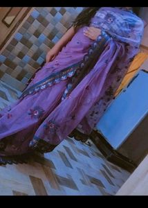 Elegant Purple Saree