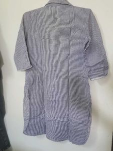 MAX Striped Casual Tunic Top