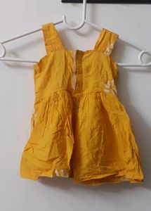 Yellow Cotton Frock