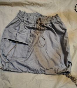 Newme Drawstring Cargo Skirt
