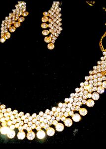 Stunning CZ Necklace &amp; Earring Set