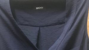 DKNY Woman Shirt Dark Blue Dress