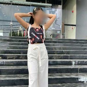 La Casa De Papel Graphic Print Crop Top