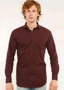 AMAZING FIT Premium Cotton Checkered Casual Shirt