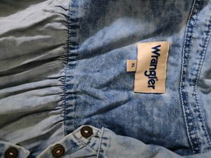 Wrangler Denim Cotton Shirt For Women