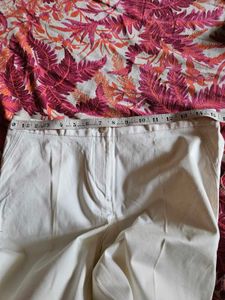 Wills Classic White Straight Leg Trousers