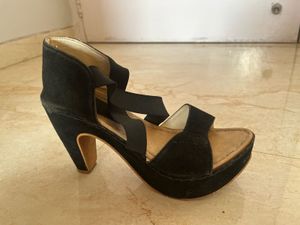 Black Heeled Sandals