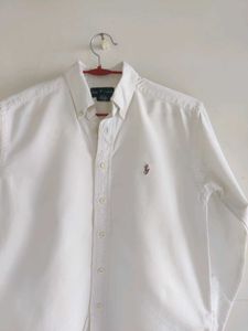 Ralph Lauren White Button-Down Shirt