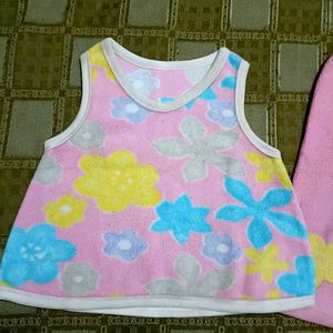 Cute Floral Baby Outfit Set