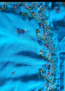 Elegant Teal Embroidered Kurta Set